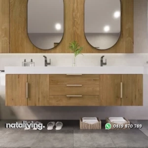 ARLO Wastafel Kamar Mandi Plywood Minimalis Modern nataliving furniture