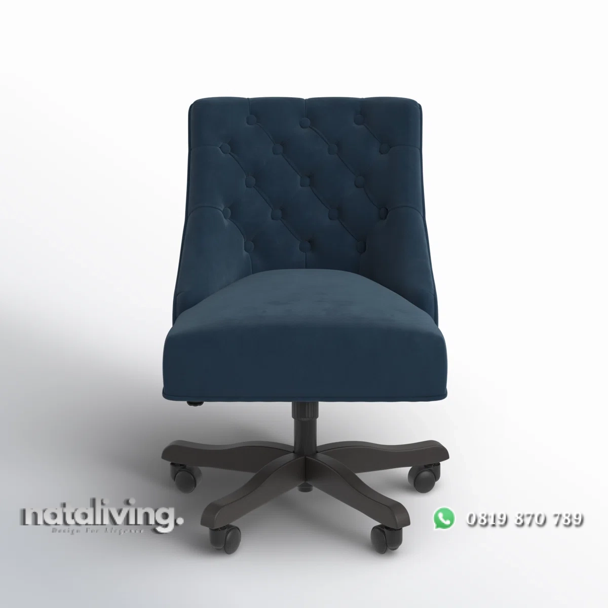 Abberyl Kursi Kerja Kantor Kain Beludru Minimalis nataliving furniture 2 Abberyl Kursi Kerja Kantor Kain Beludru Minimalis nataliving furniture 2