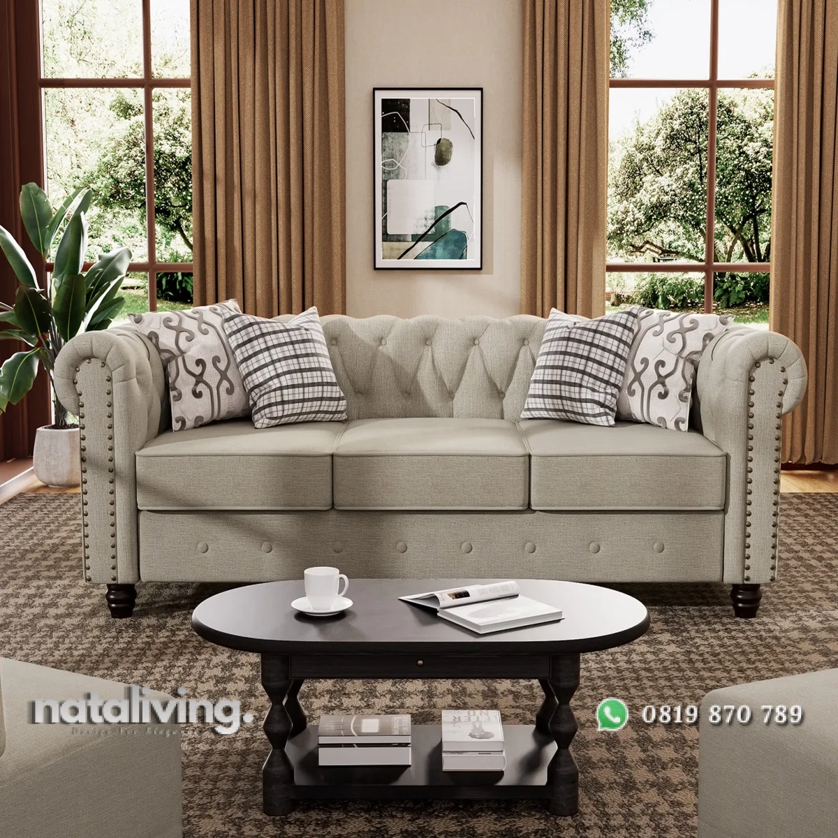 Adelina Sofa Tamu Chasterfield Desain Minimalis Modern nataliving furniture 2 Adelina Sofa Tamu Chasterfield Desain Minimalis Modern nataliving furniture 2
