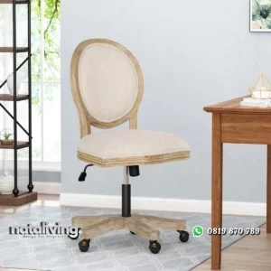 Allium Kursi Kerja Kantor Rustic Desain Klasik Vintage nataliving furniture
