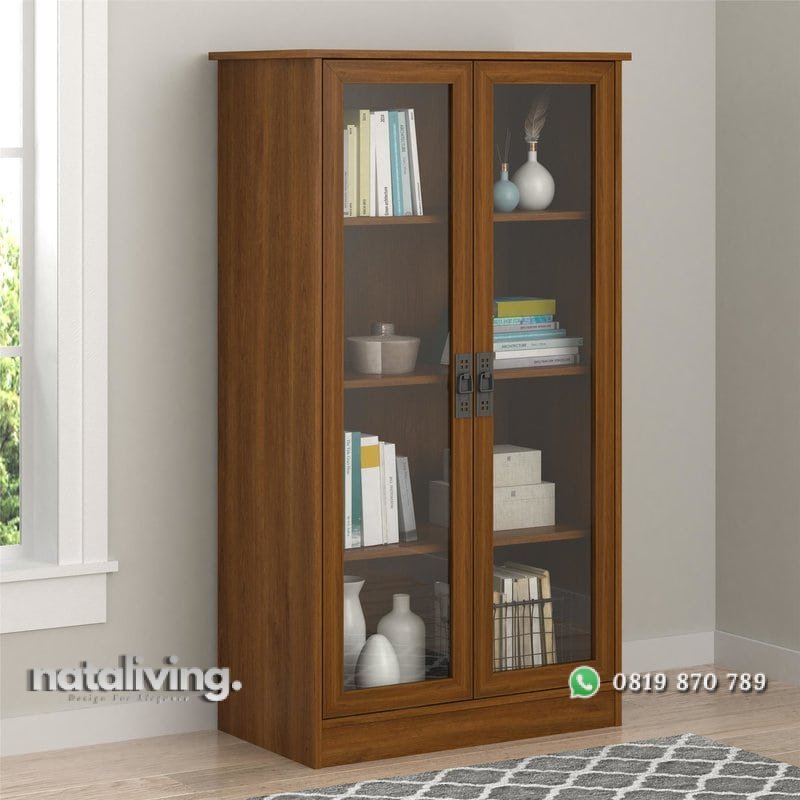 Almari Buku Jati Minimalis nataliving furniture 1 Almari Buku Jati Minimalis nataliving furniture 1