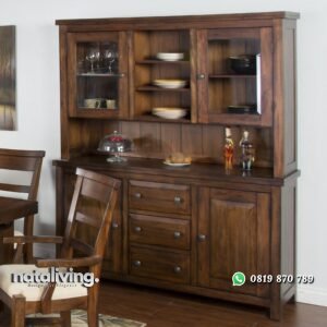 Almari Dapur Jati Jepara Minimalis nataliving furniture