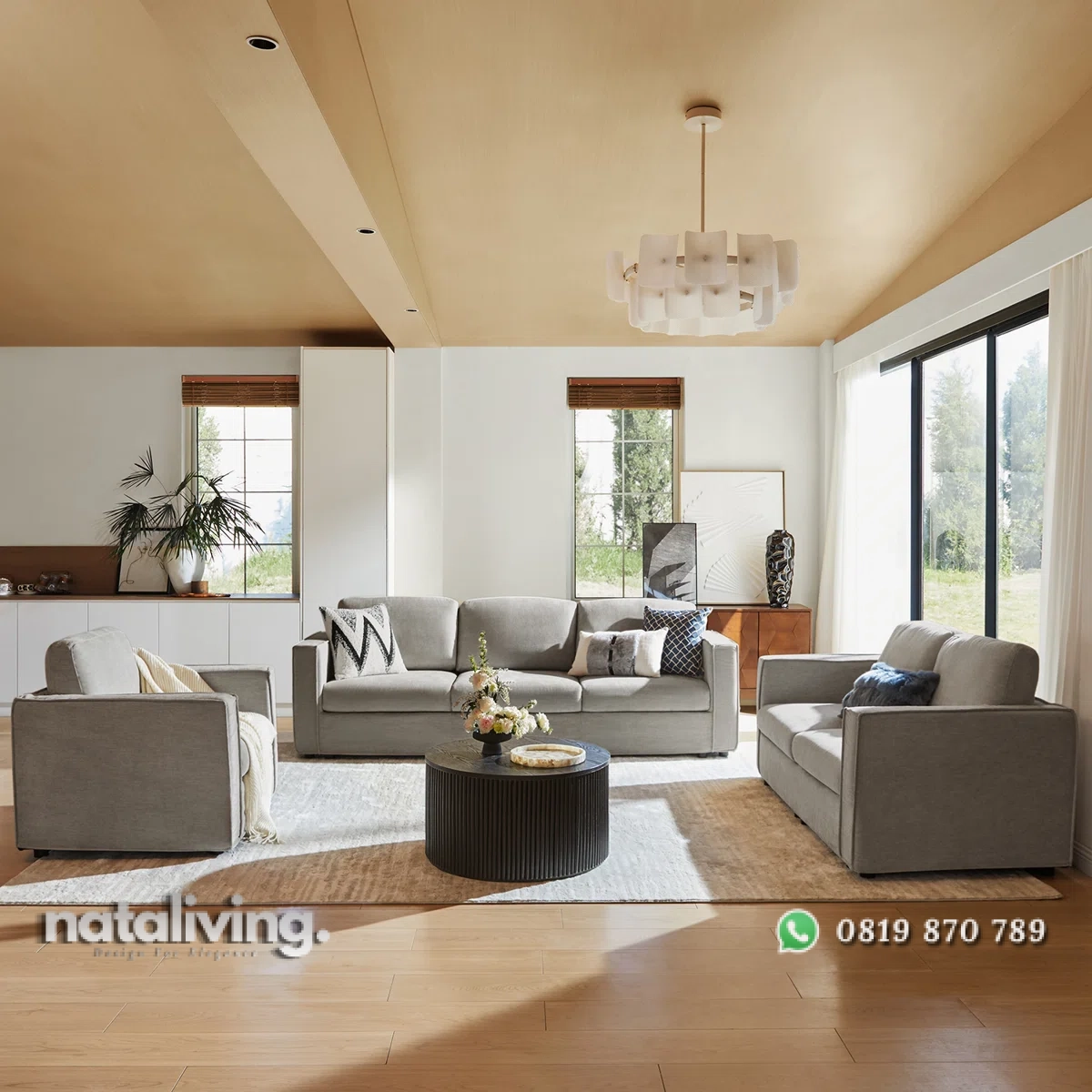 Amellia Set Sofa Tamu Minimalis Modern Kain Canvas nataliving furniture 1 Amellia Set Sofa Tamu Minimalis Modern Kain Canvas nataliving furniture 1