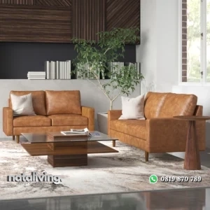 Arbella Set Sofa Tamu Minimalis Modern Kain Oscar nataliving furniture