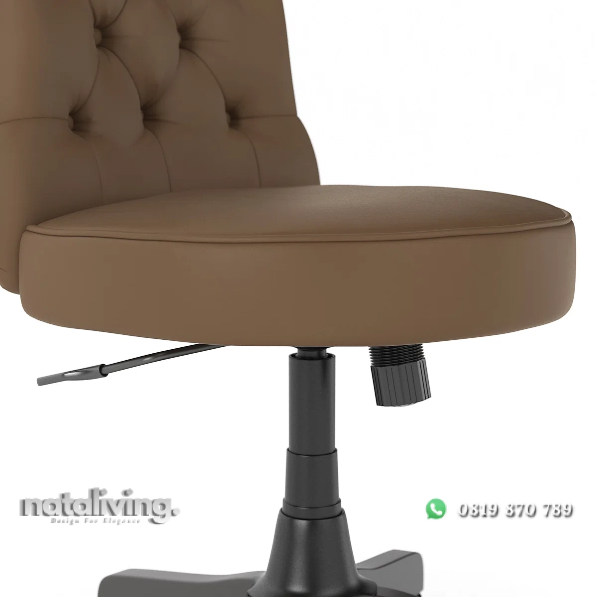 Arden Kursi Kerja Bulat Desain Minimalis Jepara nataliving furniture 2 Arden Kursi Kerja Bulat Desain Minimalis Jepara nataliving furniture 2