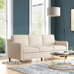 Azriah Sofa Tamu Minimalis 3 Seater Kain Canvas Terbaru nataliving furniture