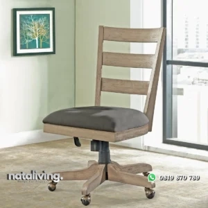 Braintree Kursi Kerja Kantor Rustic Kayu Jati Solid nataliving furniture