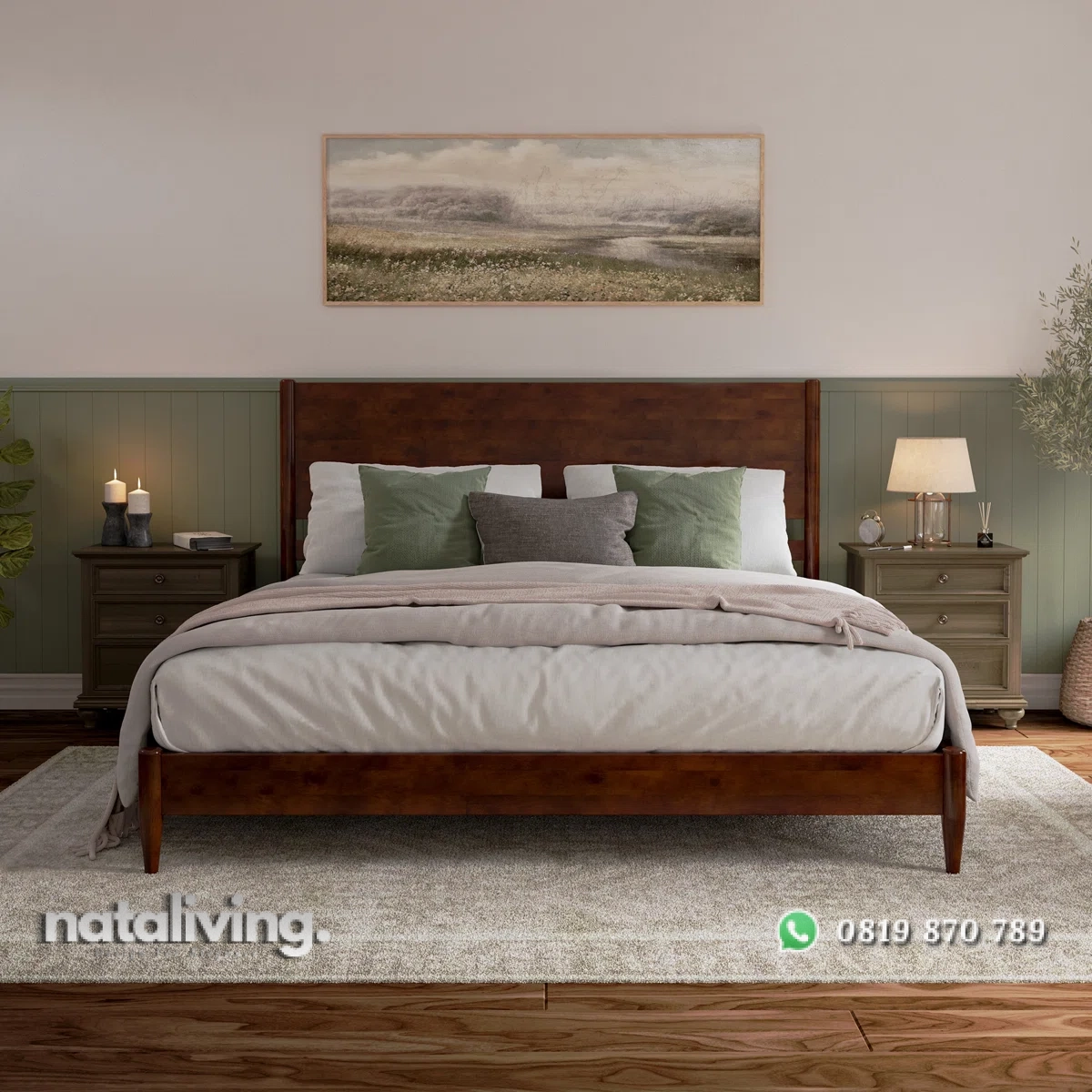 Bromyn Tempat Tidur Retro Kayu Jati Minimalis Terbaru nataliving furniture 2 Bromyn Tempat Tidur Retro Kayu Jati Minimalis Terbaru nataliving furniture 2