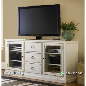 Bufet TV Cat Duco Putih nataliving furniture
