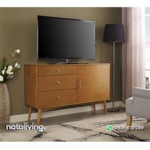 Bufet TV Kayu Jati Asli nataliving furniture