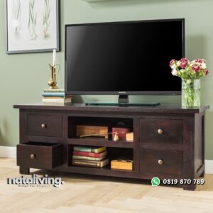 Bufet TV Kayu Jati Jepara Minimalis nataliving furniture