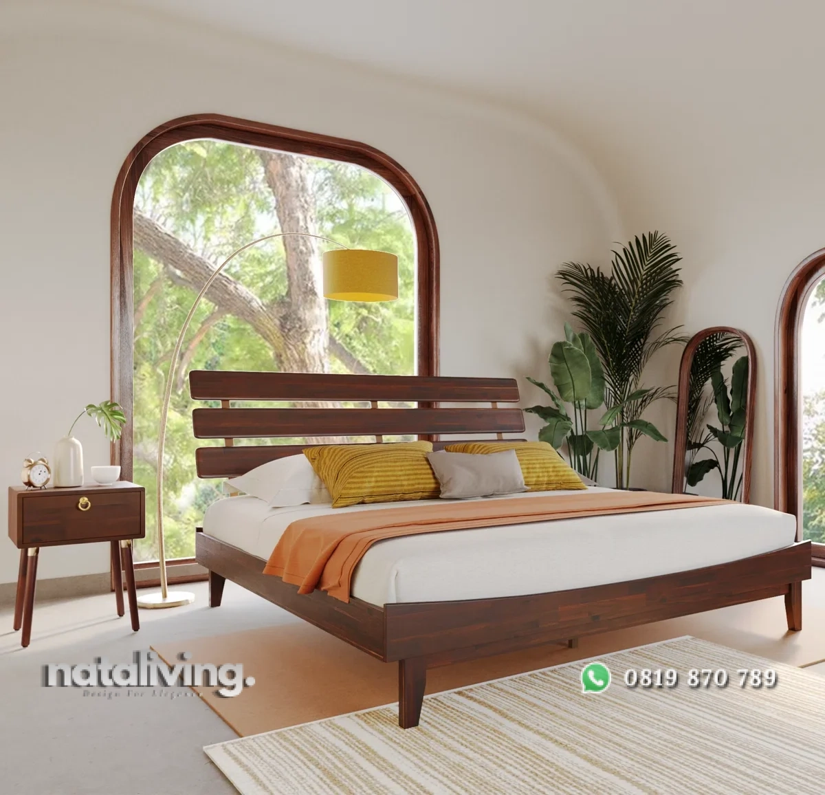 Cadden Tempat Tidur Minimalis Modern Kayu Jati Jepara nataliving furniture 1 Cadden Tempat Tidur Minimalis Modern Kayu Jati Jepara nataliving furniture 1