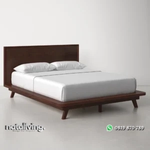 Capricorn Tempat Tidur Scandinavian Kayu Jati Solid nataliving furniture