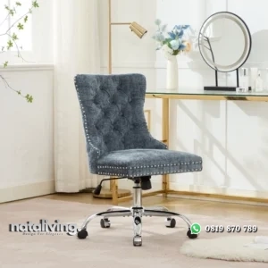 Chenille Kursi Kerja Kantor Kain Canvas Desain Modern nataliving furniture