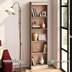Lemari Rak Buku Minimalis nataliving furniture