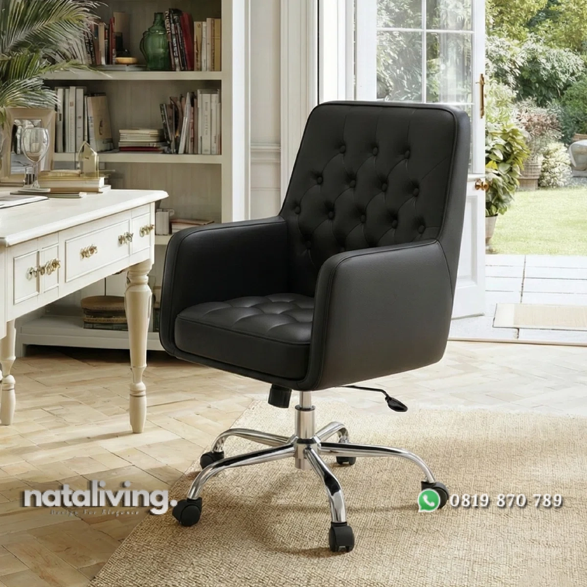 Colamy Kursi Kerja Direktur Kain Kulit Sintetis Minimalis nataliving furniture 2 Colamy Kursi Kerja Direktur Kain Kulit Sintetis Minimalis nataliving furniture 2