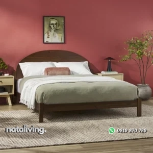 Danna Tempat Tidur Kayu Jati Minimalis Modern Terbaru nataliving furniture