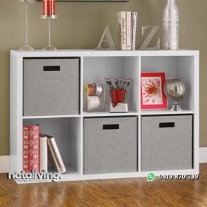 Rak Buku Minimalis Modern Defian nataliving furniture