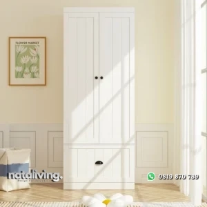Dorirral Lemari Pakaian 2 Pintu Cat Duco Minimalis nataliving furniture