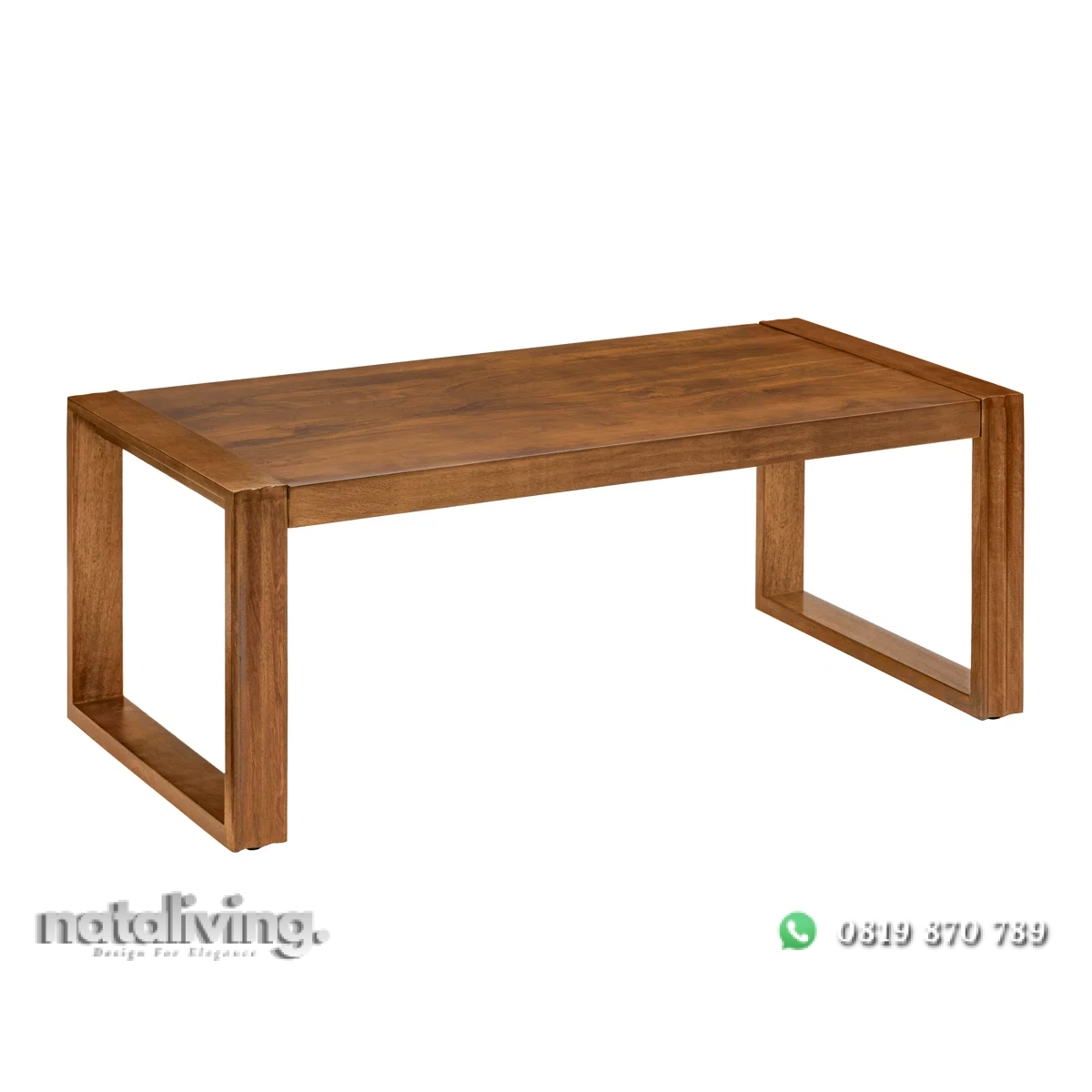 Douglas Meja Tamu Finishing Walnut Minimalis Modern nataliving furniture 2 Douglas Meja Tamu Finishing Walnut Minimalis Modern nataliving furniture 2