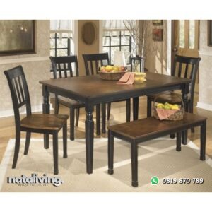 Full Satu Set Kursi Makan nataliving furniture