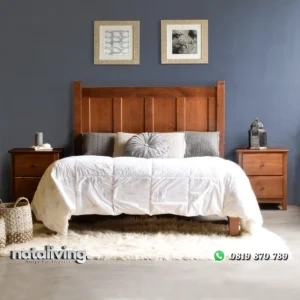 Gabrielle Tempat Tidur Kayu Jati Solid Minimalis nataliving furniture
