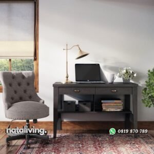Meja Kerja Minimalis Dan Kursi Kerja Hidrolik nataliving furniture