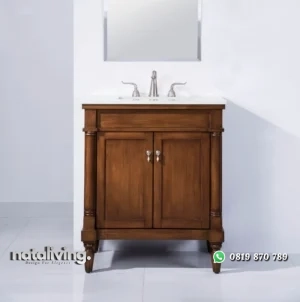 ISSABEL Wastafel Cabinet Serbaguna Klasik Kayu Jati nataliving furniture