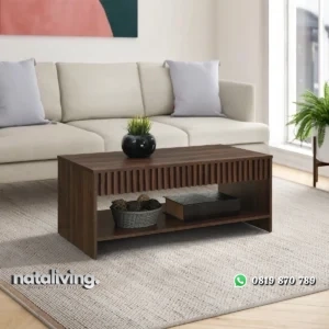 Irwin Meja Tamu Kayu Jati Desain Minimalis Jepara nataliving furniture