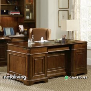 Meja Kerja Kayu Jati Jepara Solid nataliving furniture