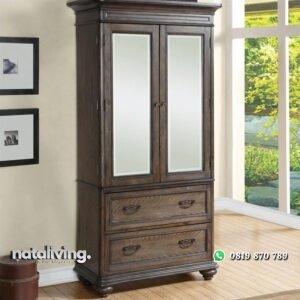 Lemari Baju 2 Pintu Klasik nataliving furniture