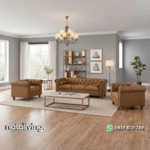 Joseph Set Sofa Tamu Chesterfield Modern Minimalis Terbaru nataliving furniture