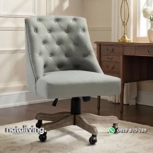 Jovinta Kursi Kantor Kayu Jati Minimalis Terbaru nataliving furniture