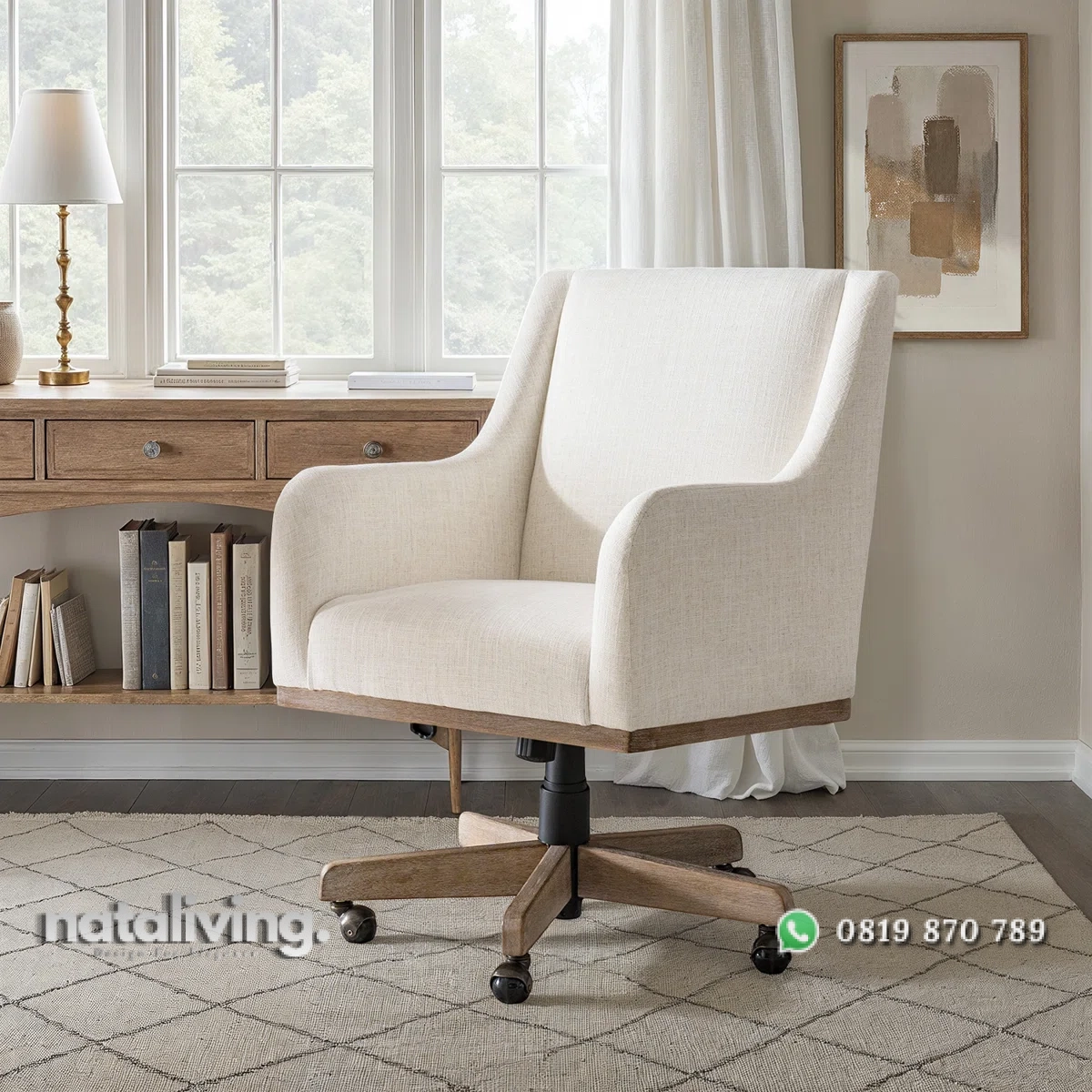 Julia Kursi Kerja Kantor Desain Minimalis Modern nataliving furniture 1 Julia Kursi Kerja Kantor Desain Minimalis Modern nataliving furniture 1