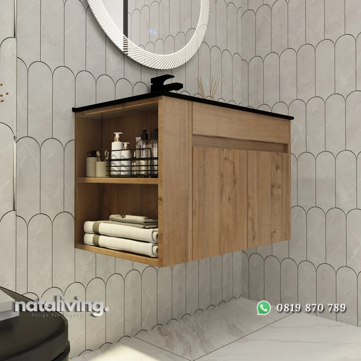 KALIA Wastafel Kabinet Kayu Jati Minimalis Modern Terbaru nataliving furniture 2 KALIA Wastafel Kabinet Kayu Jati Minimalis Modern Terbaru nataliving furniture 2