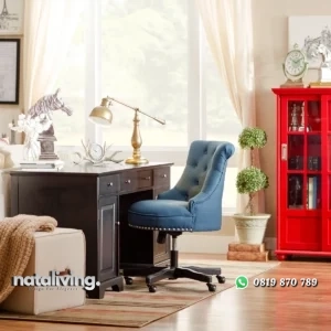 Kursi Kerja Kantor Berkancing Desain Klasik Minimalis Modern nataliving furniture