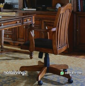 Kursi Kantor Jati Hidrolik nataliving furniture