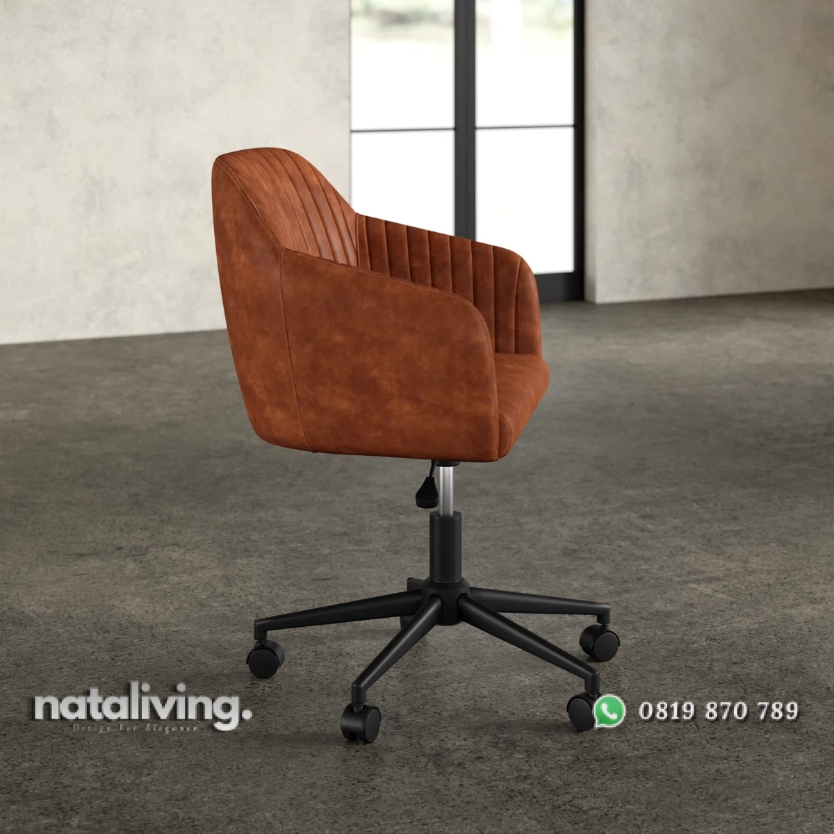 Kursi Kerja Kantor Hidrolik Minimalis Modern nataliving furniture 2 Kursi Kerja Kantor Hidrolik Minimalis Modern nataliving furniture 2