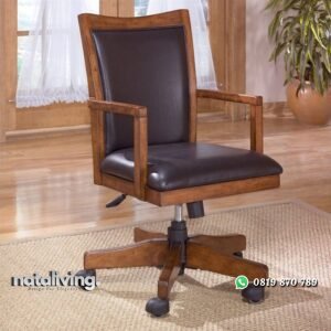 Kursi Kerja Kantor Kayu Jati Jepara nataliving furniture