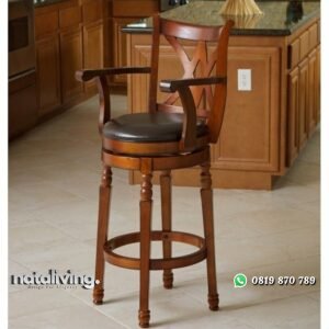 Kursi Makan Bar Kayu Jati nataliving furniture