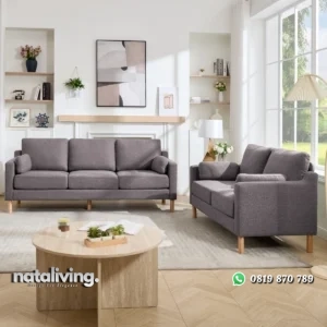 Lagoa Set Sofa Tamu Retro Kekinian Modern Minimalis nataliving furniture