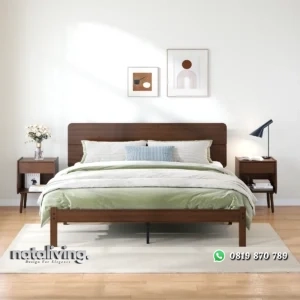 Latfala Tempat Tidur Kayu Jati Desain Minimalis Terbaru nataliving furniture