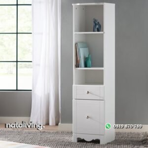 Lemari Buku Anak Cat Duco Minimalis nataliving furniture