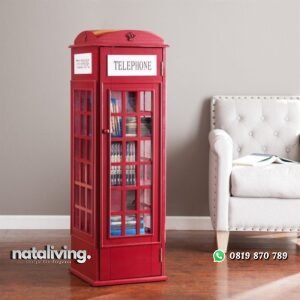 Furniture Lemari Buku Model Telephone nataliving furniture