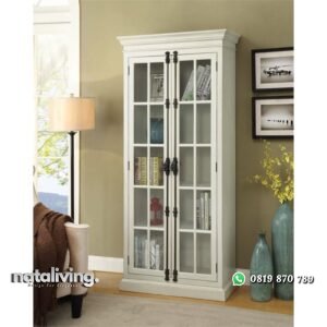 Lemari Buku Pajangan Minimalis Modern nataliving furniture