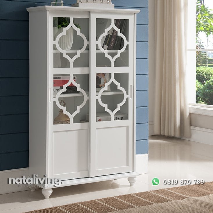 Lemari Buku Pintu Geser Minimalis nataliving furniture 1 Lemari Buku Pintu Geser Minimalis nataliving furniture 1