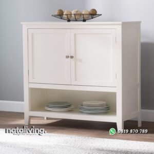 Lemari Dapur Cat Duco Simpel Jepara nataliving furniture