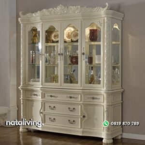 Lemari Dapur Hias Ukiran Jepara Mewah nataliving furniture