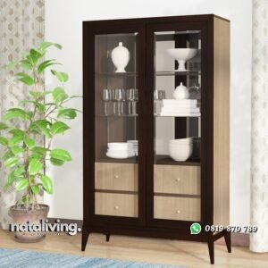 Lemari Dapur Pintu 2 Jati Minimalis nataliving furniture