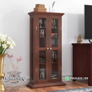 Lemari Pajangan Jati Jepara nataliving furniture